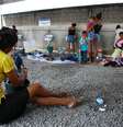Imigrantes venezuelanos no abrigo Rondon 1, em Boa Vista (RR)  Foto: Edmar Barros / Futura Press