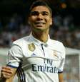 O volante brasileiro Casemiro também é tetracampeão da Liga com o Real Madrid  Foto: AFP / LANCE!
