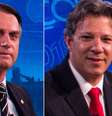Bolsonaro e Haddad, protagonistas de uma eleição que redefiniu o papel da TV  Foto:  João Cotta/TV Globo  / Divulgação