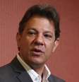 Haddad encontrou o juiz Joaquim Barbosa em Brasília  Foto: Fátima Meira / Futura Press / Estadão