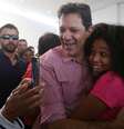 Fernando Haddad, candidato à Presidência do Brasil pelo PT, após missa em São Paulo  12/10/2018 REUTERS/Amanda Perobelli  Foto: Reuters
