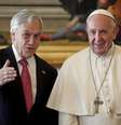 Papa Francisco recebe presidente do Chile, Sebastián Piñera, no Vaticano  Foto: EPA / Ansa - Brasil