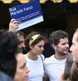 Sophie Charlotte e Daniel de Oliveira participaram neste domingo, 14 de outubro de 2018, de um ato político no Rio  Foto: AGNews, Thiago Martins / PurePeople