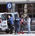 Agentes da polícia francesa em Bardonecchia, na fronteira com a Itália, em foto de arquivo  Foto: ANSA / Ansa - Brasil
