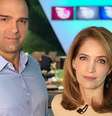 Tadeu Schmidt e Poliana Abritta, apresentadores do ‘Show da Vida’  Foto: Facebook @fantastico / Reprodução