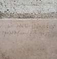 Inscrição que pode reescrever a história de Pompeia  Foto: ANSA / Ansa