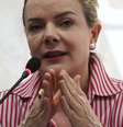 Presidente do PT, senadora Gleisi Hoffmann
13/08/2018
REUTERS/Paulo Whitaker  Foto: Reuters