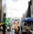 Balão com imagem do candidato de extrema-direita à Presidência da República Jair Bolsonaro durante manifestação em SP
REUTERS/Nacho Doce  Foto: Reuters