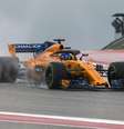 Alonso teve que abandonar o GP dos Estados Unidos após um choque  Foto: Jerome Miron - USA Today Sports / Reuters
