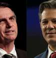 Jair Bolsonaro e Fernando Haddad  Foto: Getty Images / BBC News Brasil