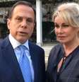 João Doria ao lado da mulher, Bia, em vídeo divulgado nas redes sociais do tucano  Foto: Reprodução/Twitter / Estadão