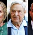 A ex-secretárida de Estado Hillary Clinton, o investidor bilionário George Soros e o ex-presidente Barack Obama foram alvos  Foto: Reuters / BBC News Brasil
