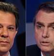 Haddad e Bolsonaro  Foto: Getty Images / BBC News Brasil