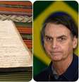 Registros da paróquia de Anguillara do batizado de Vittorio Bolzonaro, bisavô do candidato à Presidência  Foto: Lucas Ferraz/BBC News Brasil / BBC News Brasil