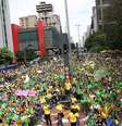 Multidão reunida na avenida Paulista em manifestação a favor de Bolsonaro, no último domingo  Foto: Renato S. Cerqueira / Futura Press