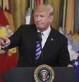 Presidente Trump condenou "violência política" nos EUA  Foto: EPA / Ansa - Brasil