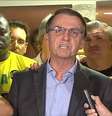 Jair Bolsonaro em seu primeiro discurso como o presidente do País  Foto: Reprodução / TV Globo / Estadão Conteúdo