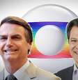 Bolsonaro e Haddad: seja qual for o presidente eleito, a vida da Globo não será fácil  Foto: Fotomontagem: Blog Sala de TV (Imagens de divulgação)