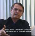 O presidente eleito, Jair Bolsonaro, durante entrevista a TV Record  Foto: TV RECORD/Reprodução / Estadão Conteúdo