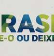 Slogan 'Brasil, ame-o ou deixe-o', utilizado durante ditadura militar, foi retirado do ar pelo SBT.  Foto: Reprodução/ SBT / Estadão Conteúdo