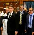 Presidente eleito, Jair Bolsonaro (PSL), após sair do Comando da Marinha, em Brasília, nesta terça-feira (06/11/2018)  Foto: ERNESTO RODRIGUES/ESTADÃO CONTEÚDO / Estadão