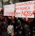 Ato Por Todas Elas contra o estupro, em São Paulo  Foto: Rovena Rosa / Agência Brasil