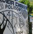 Entrada da aldeia charrua Polidoro, em Porto Alegre  Foto: BBC News Brasil