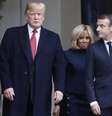 Em clima de tensão, Trump e Macron se reúnem em Paris  Foto: EPA / Ansa - Brasil