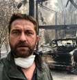 Gerard Butler mostra casa destruída por incêndio na Califórnia.  Foto: Twitter/@GerardButler / Estadão Conteúdo