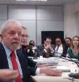 Lula presta depoimento no âmbito da Operação Lava Jato  Foto: Reprodução