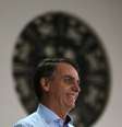 O presidente eleito, Jair Bolsonaro (PSL), durante coletiva de imprensa no Primeiro Distrito Naval, no centro do Rio de Janeiro, nesta sexta-feira (16).   Foto: Fábio Motta / Estadão