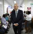 Osmar Terra durante visita a hospital em Porto Príncipe, no Haiti
23/06/2017 REUTERS/Andres Martinez Casares  Foto: Reuters