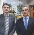 Bolsonaro ao lado de Bento Costa  Foto: Reprodução
