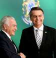 Temer e Bolsonaro  Foto: Ernesto Rodrigues / Estadão Conteúdo