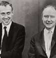 Watson e Crick que descobriram a “espiral da vida”  Foto: Reprodução