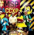 Maurício de Sousa atende fãs com cosplay da Turma da Mônica na CCXP18  Foto: Instagram / Reprodução