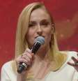 A atriz Sophie Turner, do filme X-Men: Fênix Negra, na CCXP18  Foto: Marcelo Fonseca / Estadão