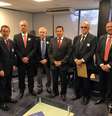 Vice-presidente eleito, general Hamilton Mourão, se reúne com membros da Câmara de Comércio Árabe-Brasileira em Brasília  Foto: Reprodução/Agência de Notícias Brasil-Árabe / Estadão