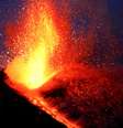 Monte Etna, durante erupção em fevereiro de 2017  Foto: Antonio Parrinello / Reuters
