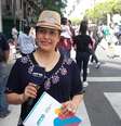 A locutora de rádio Jeannette fala espanhol e quechua  Foto: Arquivo pessoal / BBC News Brasil