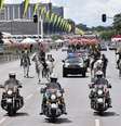 Ensaio da posse de Bolsonaro, feito em 30 de dezembro; por preocupação com segurança, eleito pode não desfilar em carro aberto  Foto: Governo de Transição / BBC News Brasil
