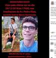 Postagem feita pela família de Bruno Fernando da Silva no Facebook  Foto: Reprodução / Estadão