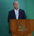 Onyx Lorenzoni, novo ministro da Casa Civil, durante a cerimônia de transmissão de cargo dos novos ministros que trabalharão no governo do presidente Jair Bolsonaro, na manhã desta quarta-feira, 02, no Palácio do Planalto, em Brasília  Foto: DIDA SAMPAIO / Estadão