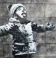 Obra de Banksy no País de Gales  Foto: PA / BBC News Brasil