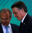 Presidente Jair Bolsonaro e o ministro da Economia, Paulo Guedes, participam de cerimônia no Palácio do Planalto
07/01/2019
REUTERS/Adriano Machado  Foto: Reuters