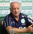 Felipão em entrevista coletiva após treinamento na Academia de Futebol do Palmeiras  Foto: Cesar Greco / Fotoarena / Estadão Conteúdo