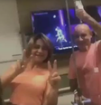 Fabrício de Queiroz, ex-assessor do deputado estadual e senador eleito Flávio Bolsonaro (PSL-RJ), dança no hospital Albert Einstein  Foto: Reprodução