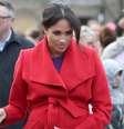 Meghan Markle, a Duquesa de Sussex, durante visita a Birkenhead   Foto: John Rainford / Reuters