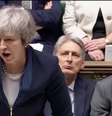 Primeira-ministra britânica, Theresa May, discursa antes de votação de acordo para o Brexit
15/01/2019
Reuters TV via REUTERS  Foto: Reuters