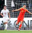 Yu Dabao comemora gol da China contra Filipinas (11/01/2019)  Foto: Suhaib Salem / Reuters